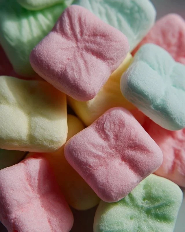 Delicious homemade butter mints on a decorative plate