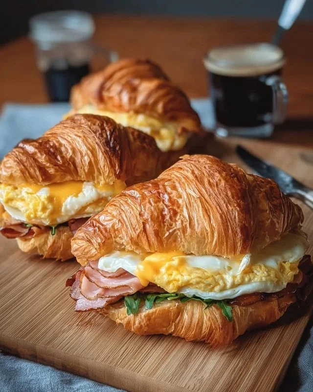 Croissant Breakfast Sandwiches