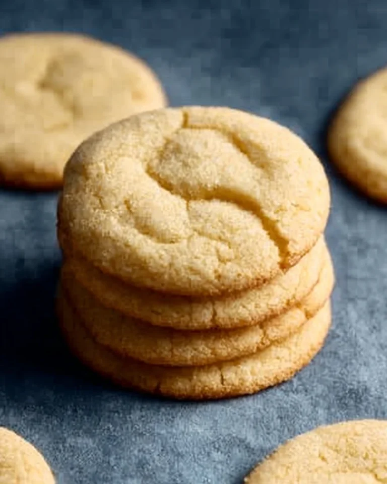 Delicious classic soft and chewy sugar cookies on a plate with sprinkles