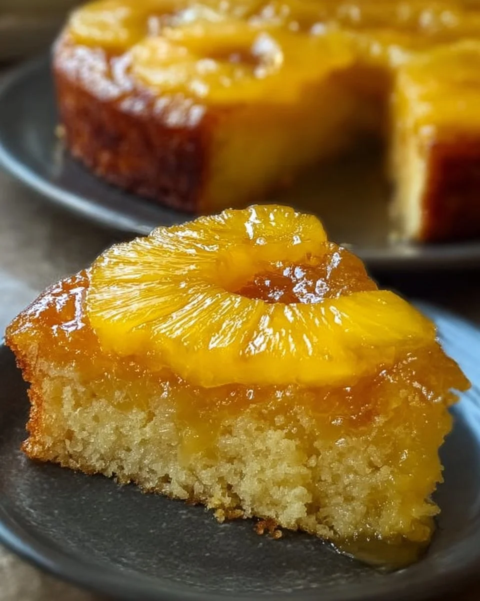 Juicy Pineapple Heaven Cake featuring layers of cake and pineapple mousse