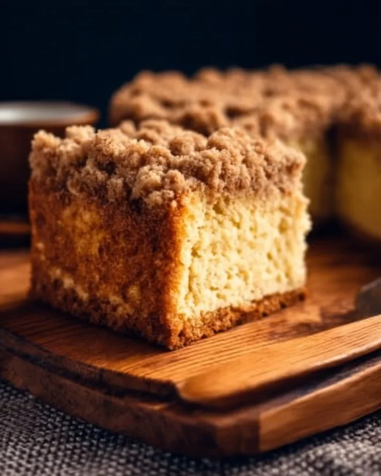 Deliciously crafted Maple Streusel Cake with crumbly topping