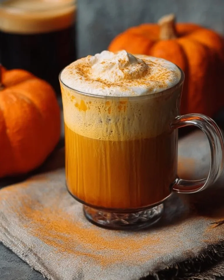 Delicious Pumpkin Cold Foam topping on a frothy drink