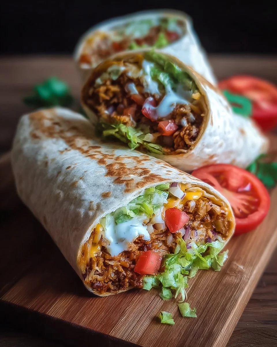 Quick and easy vegan burrito wraps ready in 10 minutes