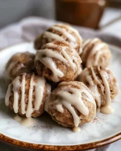 Cinnamon roll protein bites with a nutritious and tasty twist