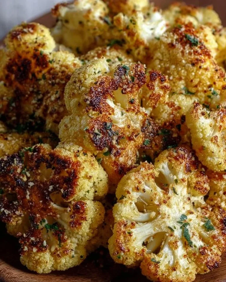 Delicious Marry Me Roasted Cauliflower with herbs and spices