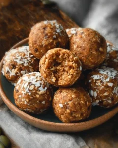 Healthy pumpkin protein balls packed with nutrients and flavor