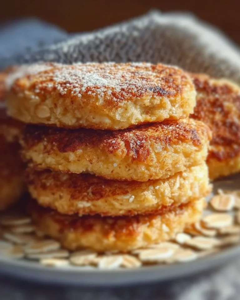 Healthy Quark Coins made with oatmeal recipe