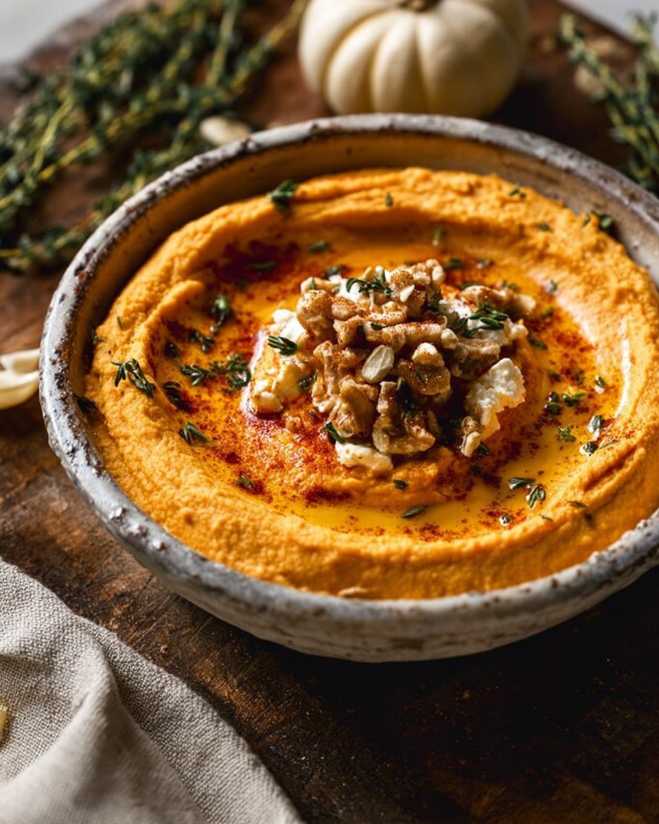 Pumpkin Whipped Feta Dip
