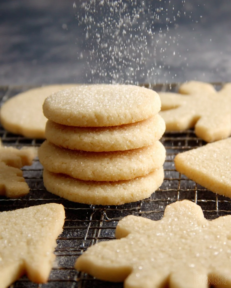 A plate of freshly baked sugar cookies decorated with colorful icing.