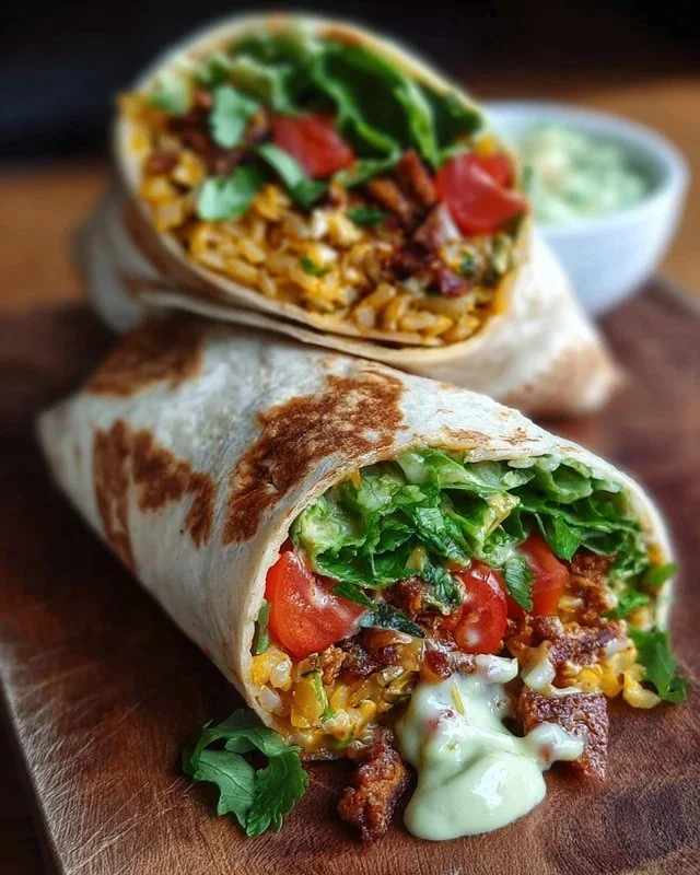 Quick and flavorful vegan burrito wraps ready in 10 minutes