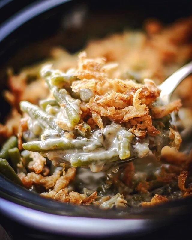 Crock Pot Green Bean Casserole