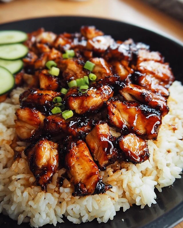 Honey BBQ Chicken Rice