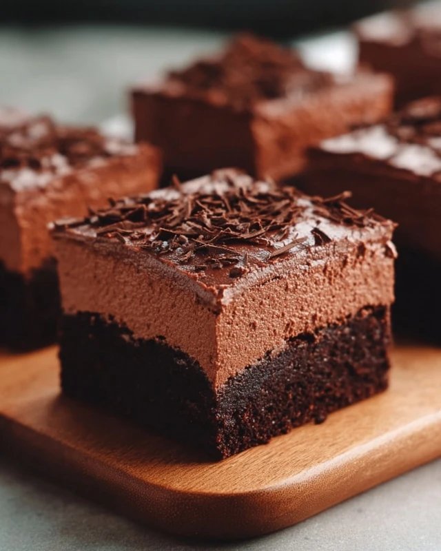 Chocolate Mousse Brownies