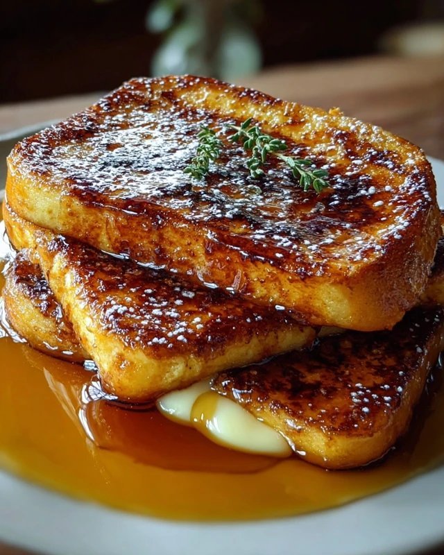 Indulgent Crème Brûlée French Toast for a Cozy Morning Treat