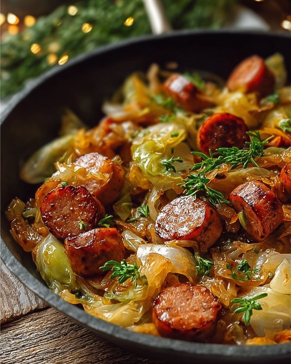 Sausage and Cabbage Stir Fry