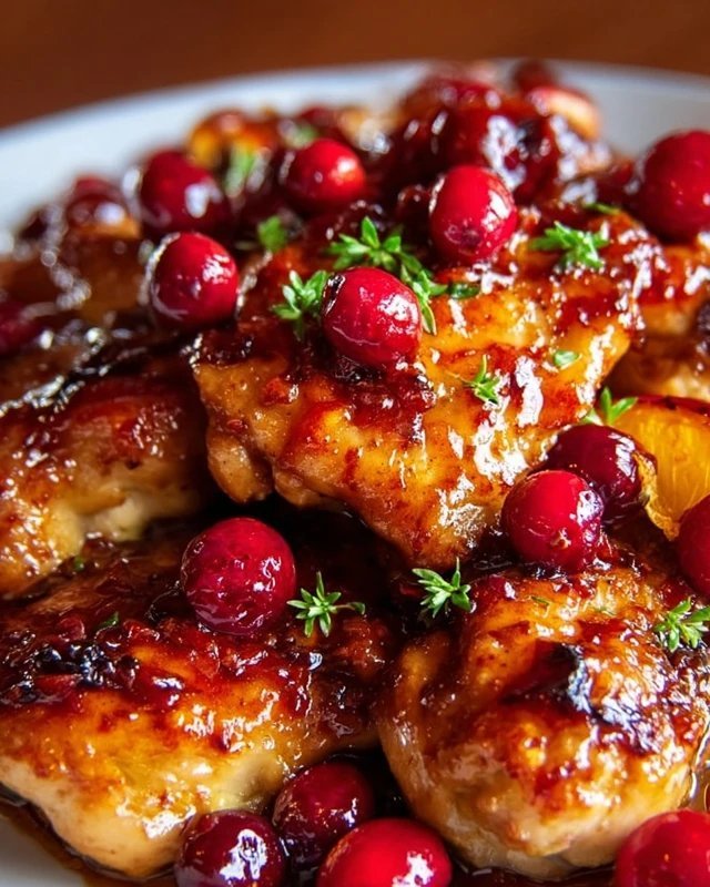 Cranberry Orange Chicken