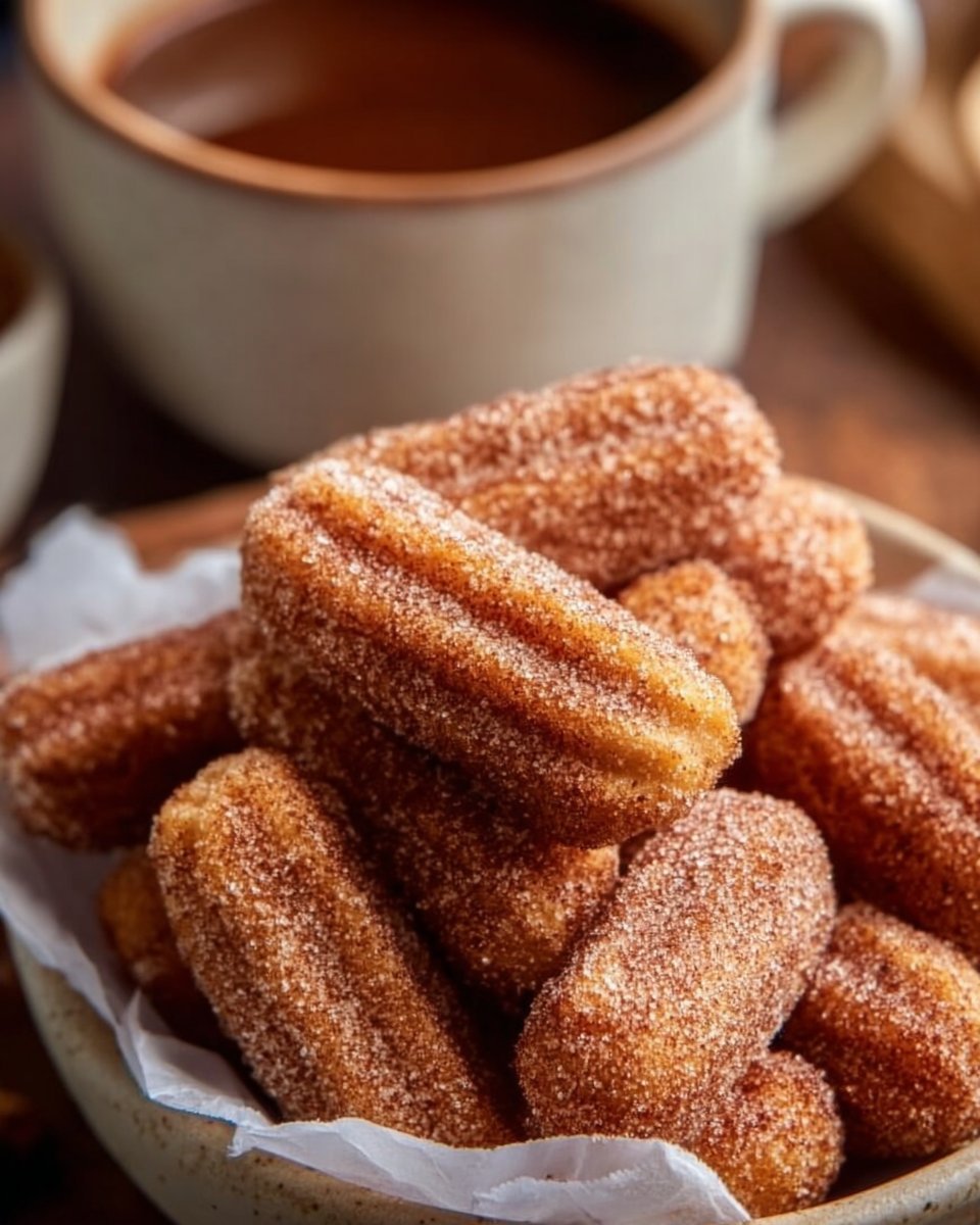 Healthy Baked Churro Bites