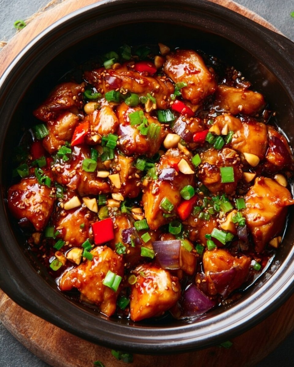 Crockpot Kung Pao Chicken