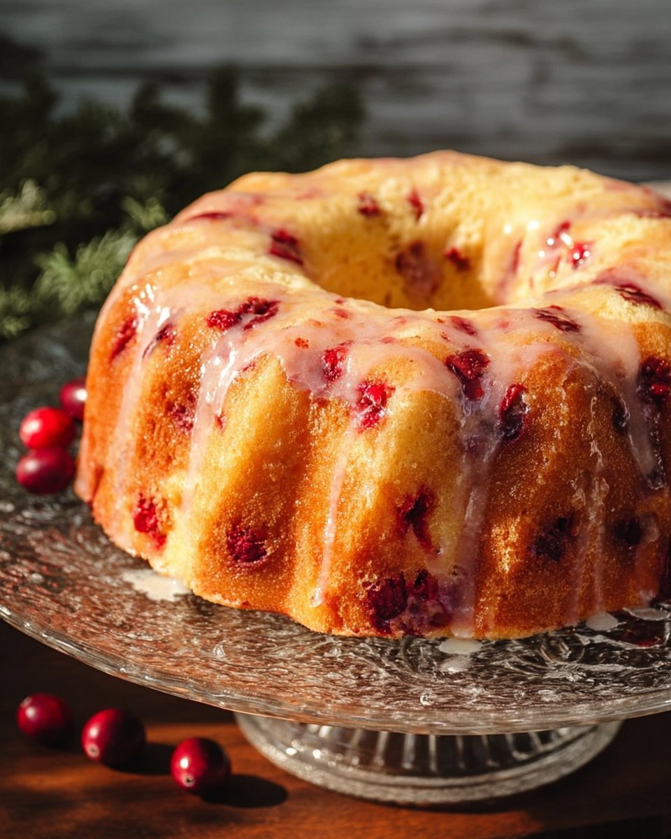 Cranberry Orange Bundt Cake