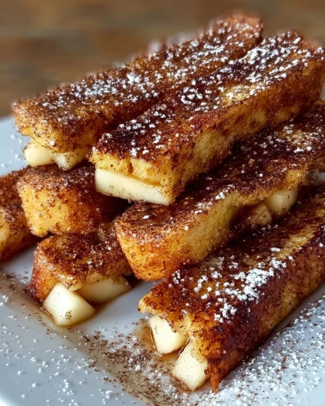 Crispy Apple Cinnamon French Toast Sticks Made Easy at Home