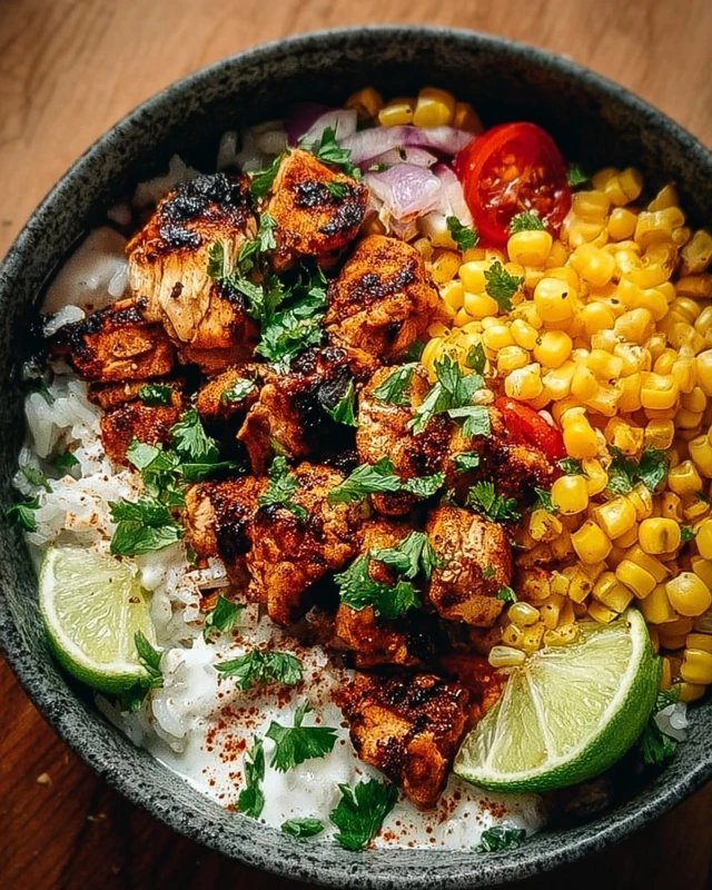 Tasty Street Corn Chicken Bowl