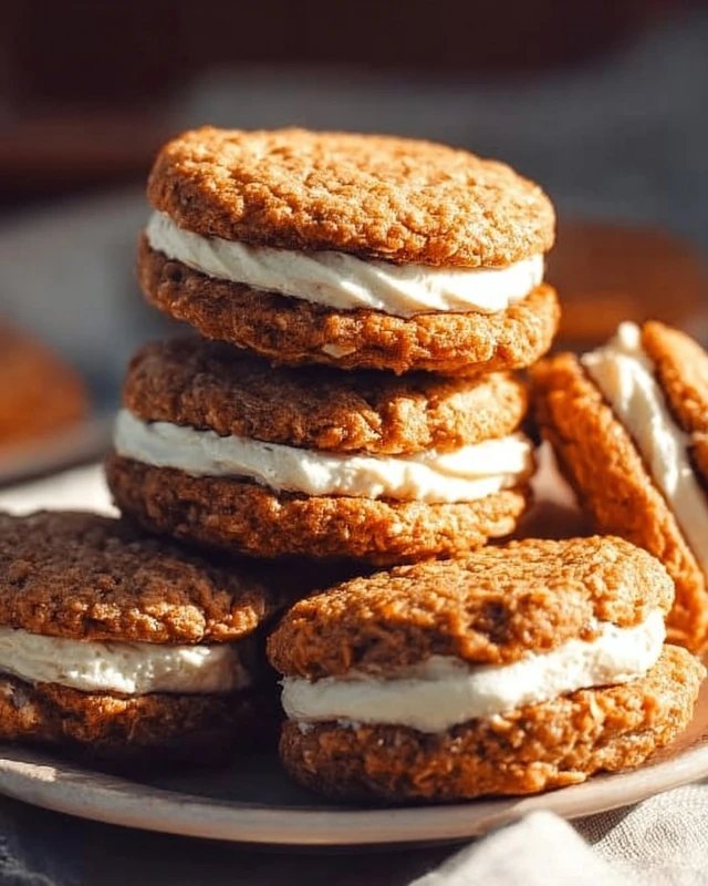 Oatmeal Cream Pie Cookies