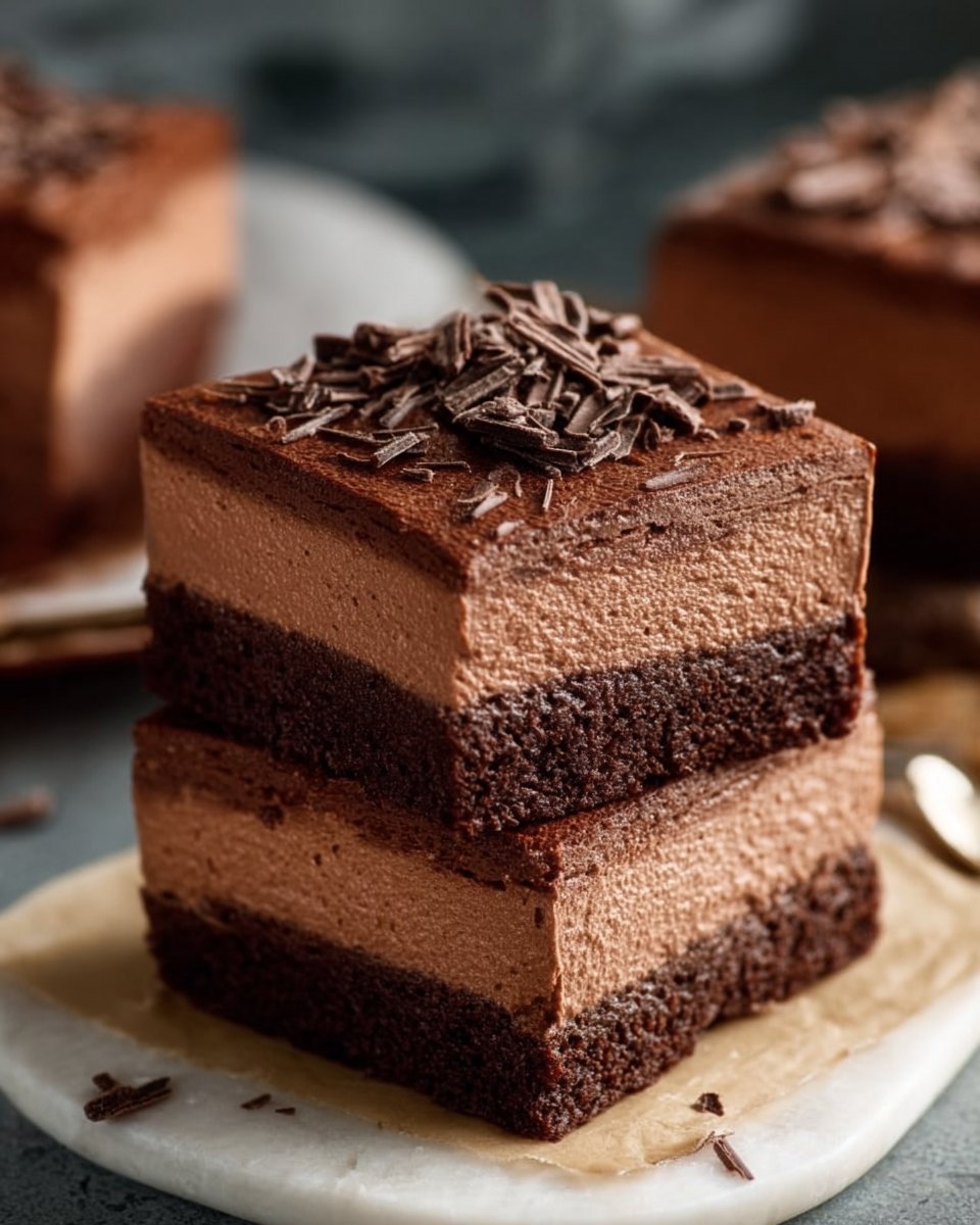 Chocolate Mousse Brownies