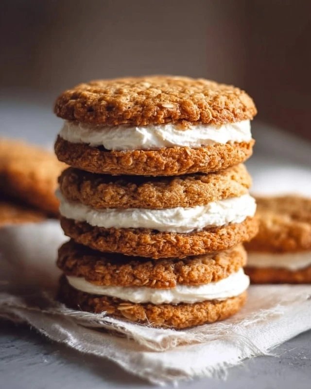 Oatmeal Cream Pie Cookies