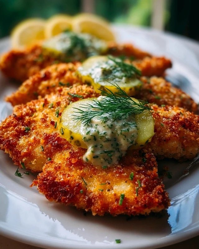 Crispy Dill Pickle Parmesan Chicken
