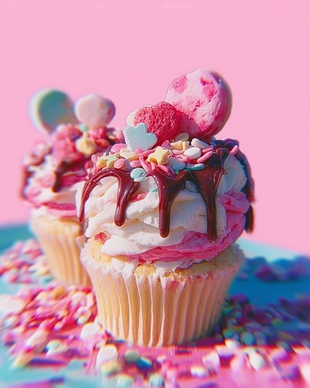 Candy Meadow Cupcakes