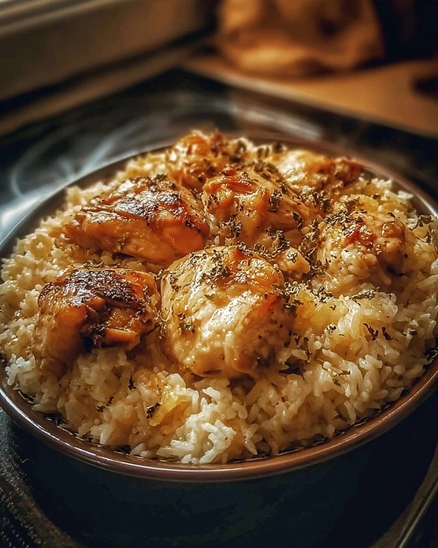 Forgotten Chicken and Rice