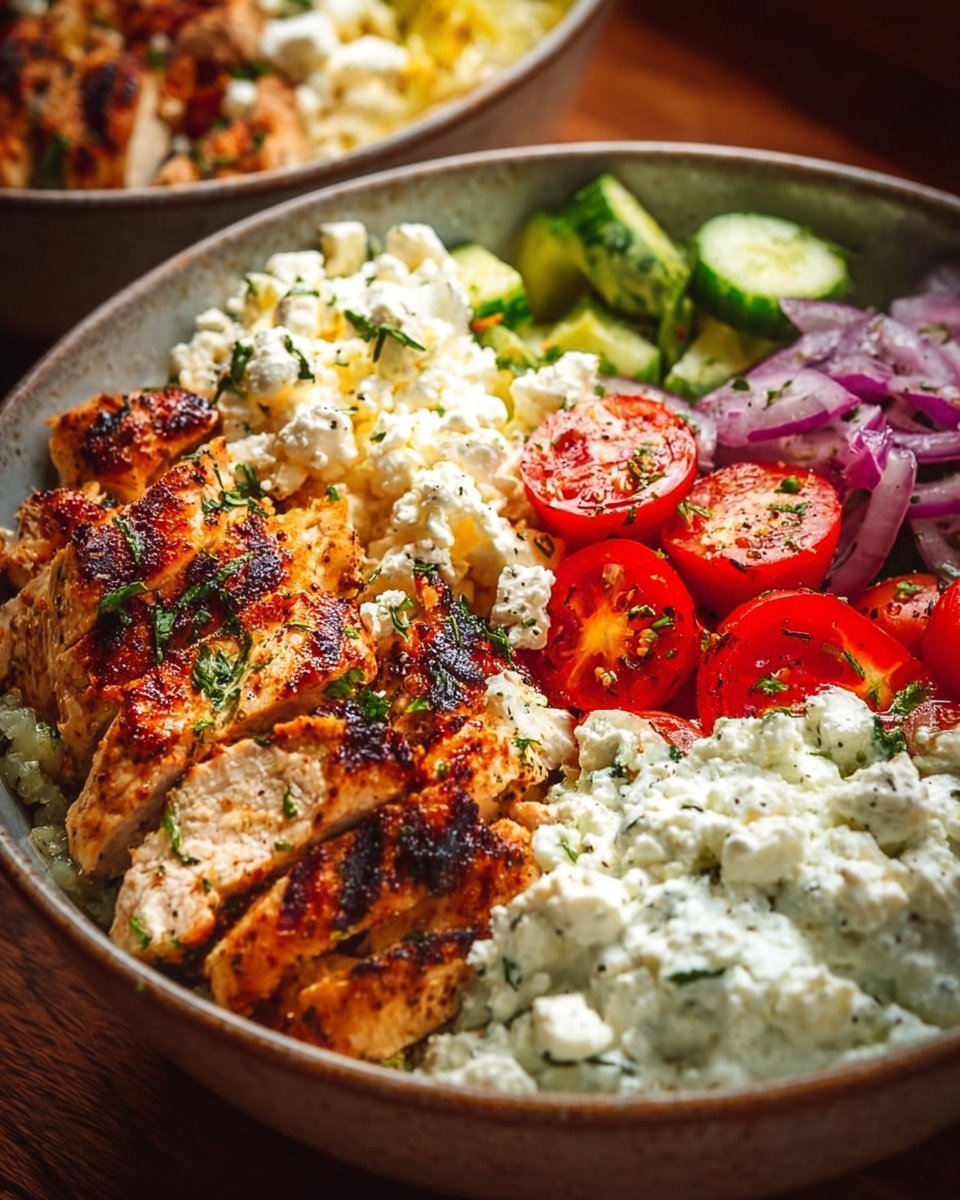 Greek Chicken Bowls