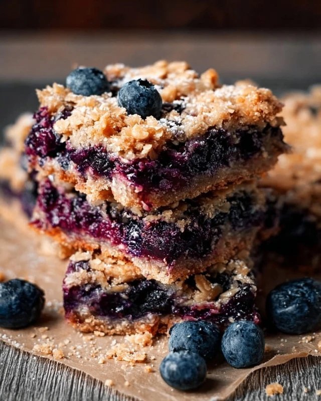 Blueberry Oatmeal Bars