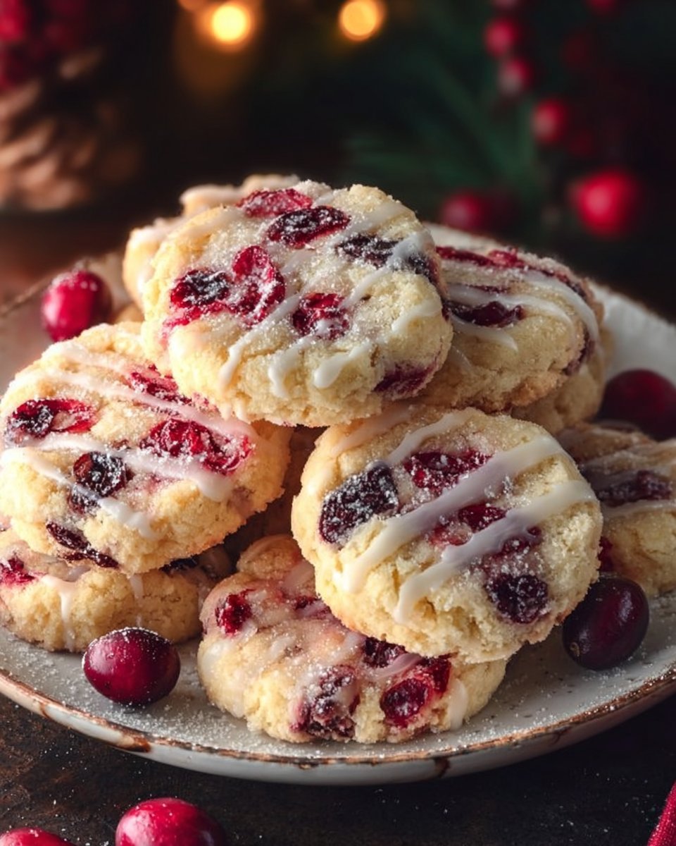 Lemon Cranberry Cookies