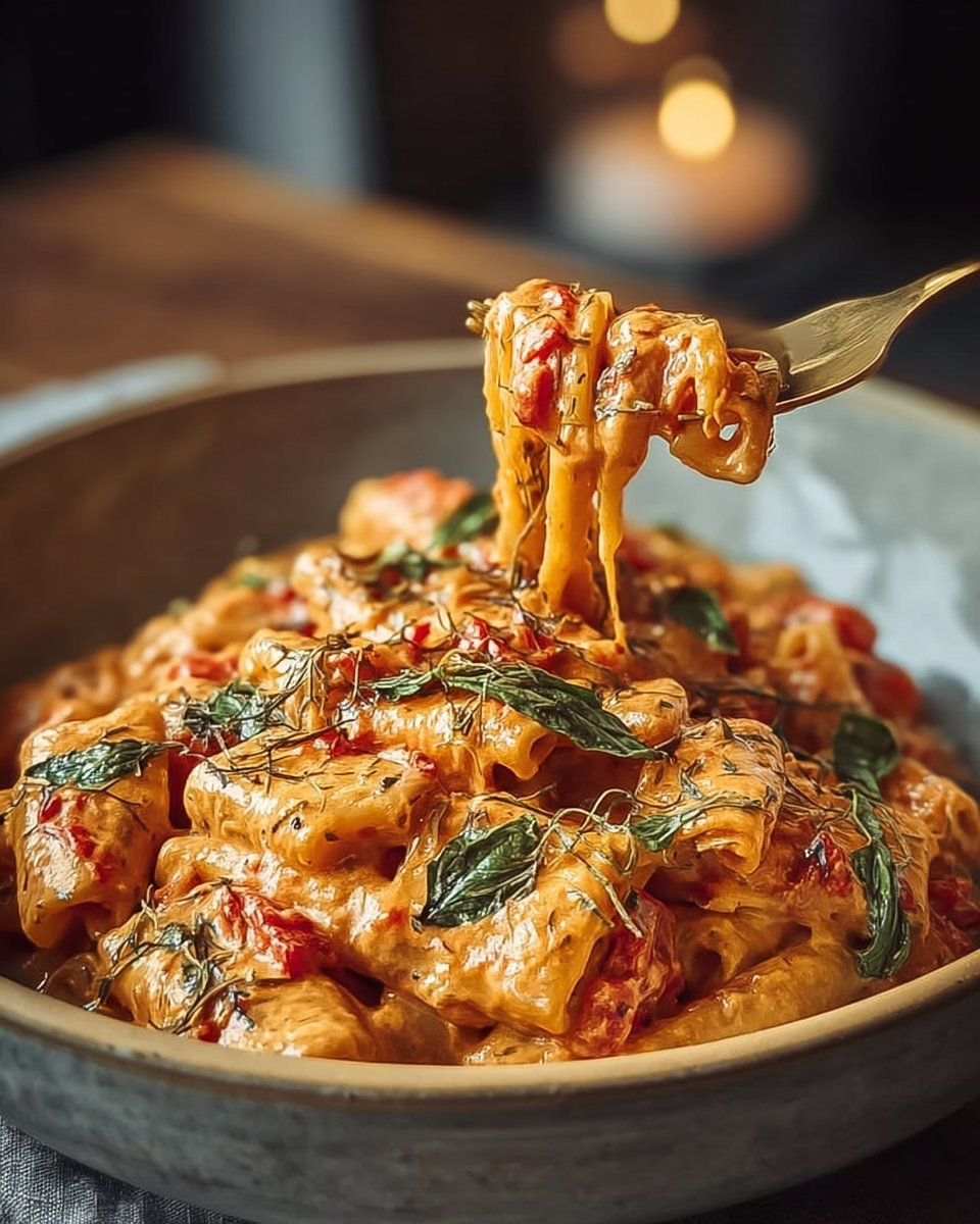 Creamy Tomato Garlic Pasta