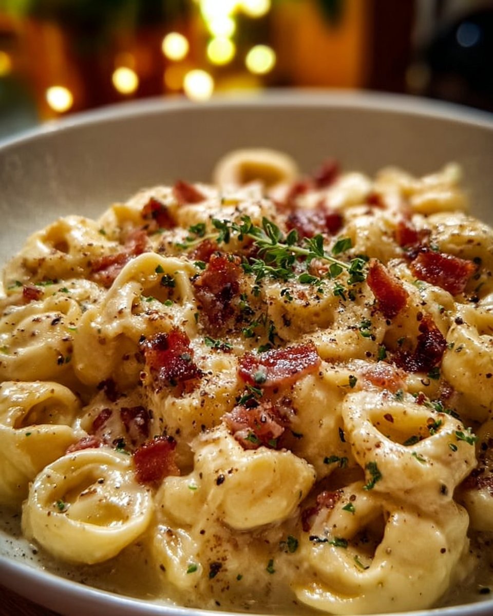 Creamy Tortellini Carbonara