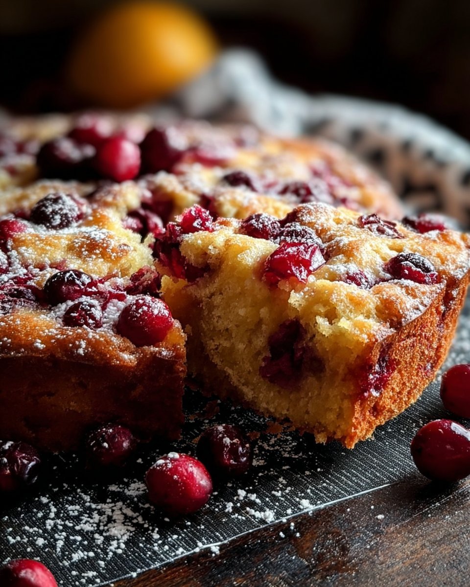 Cranberry Orange Breakfast Cake