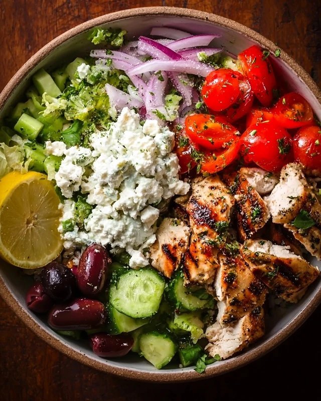 Greek Chicken Bowls