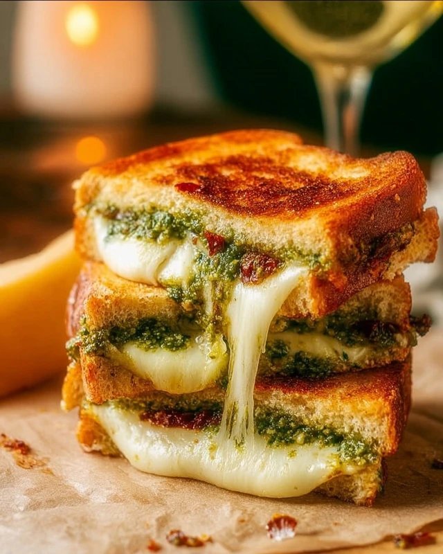 Pesto Grilled Cheese