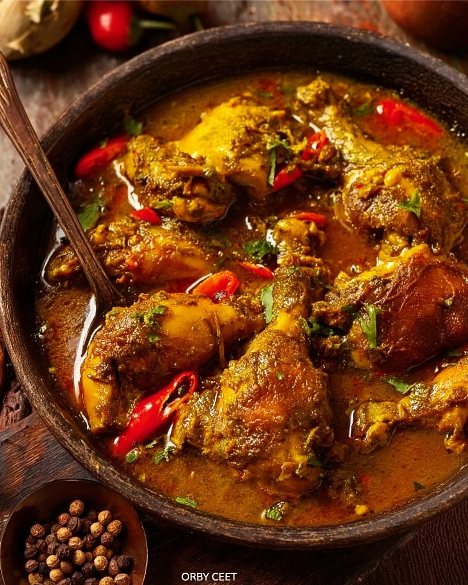Authentic Jamaican Curry Chicken