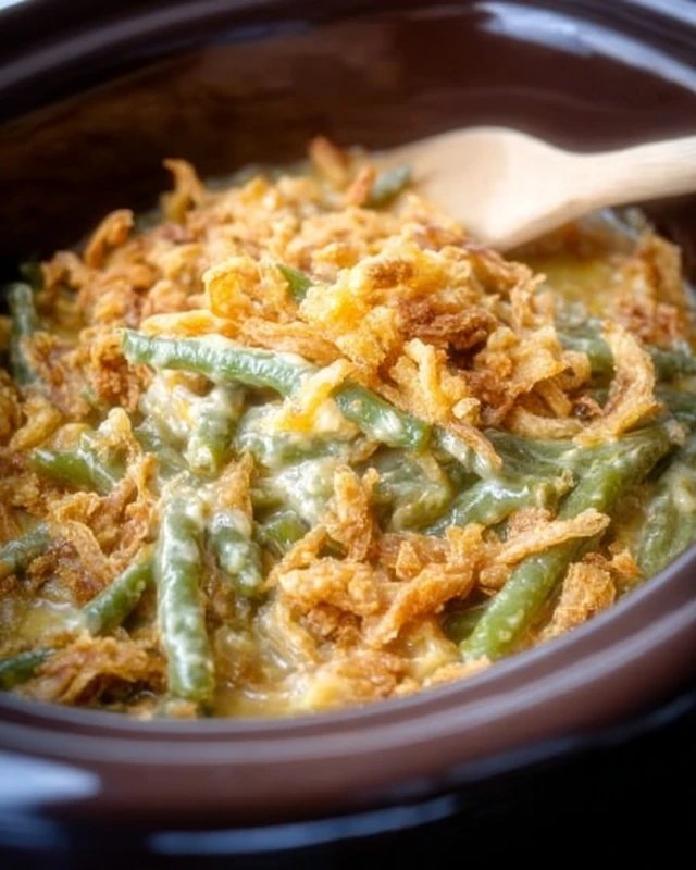 Crockpot Green Bean Casserole