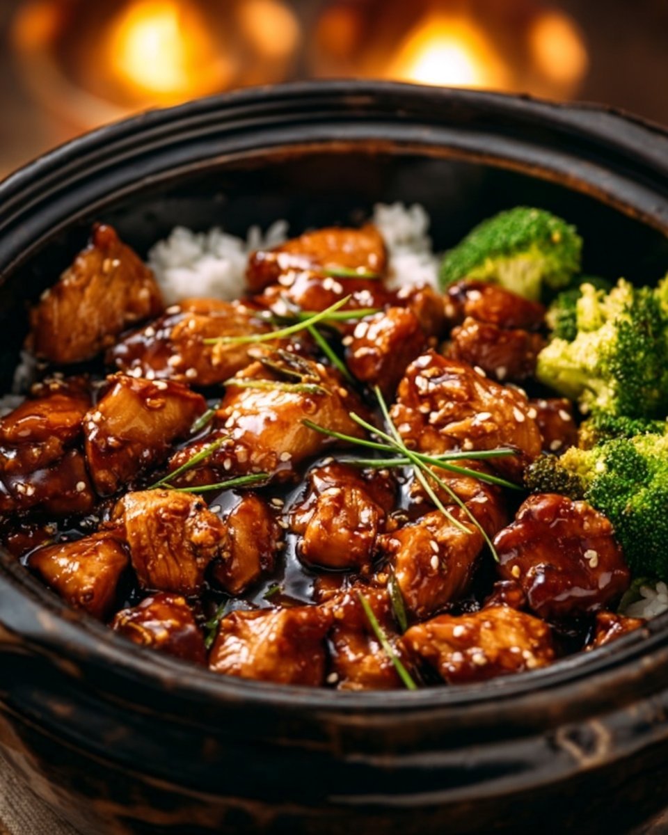 Dump and Go Crockpot Teriyaki Chicken