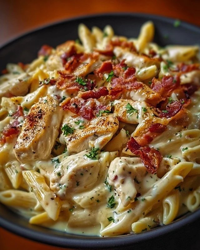 Chicken Bacon Ranch Pasta