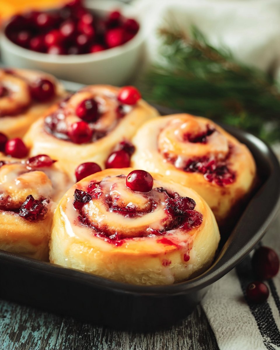 Cranberry Orange Sweet Rolls