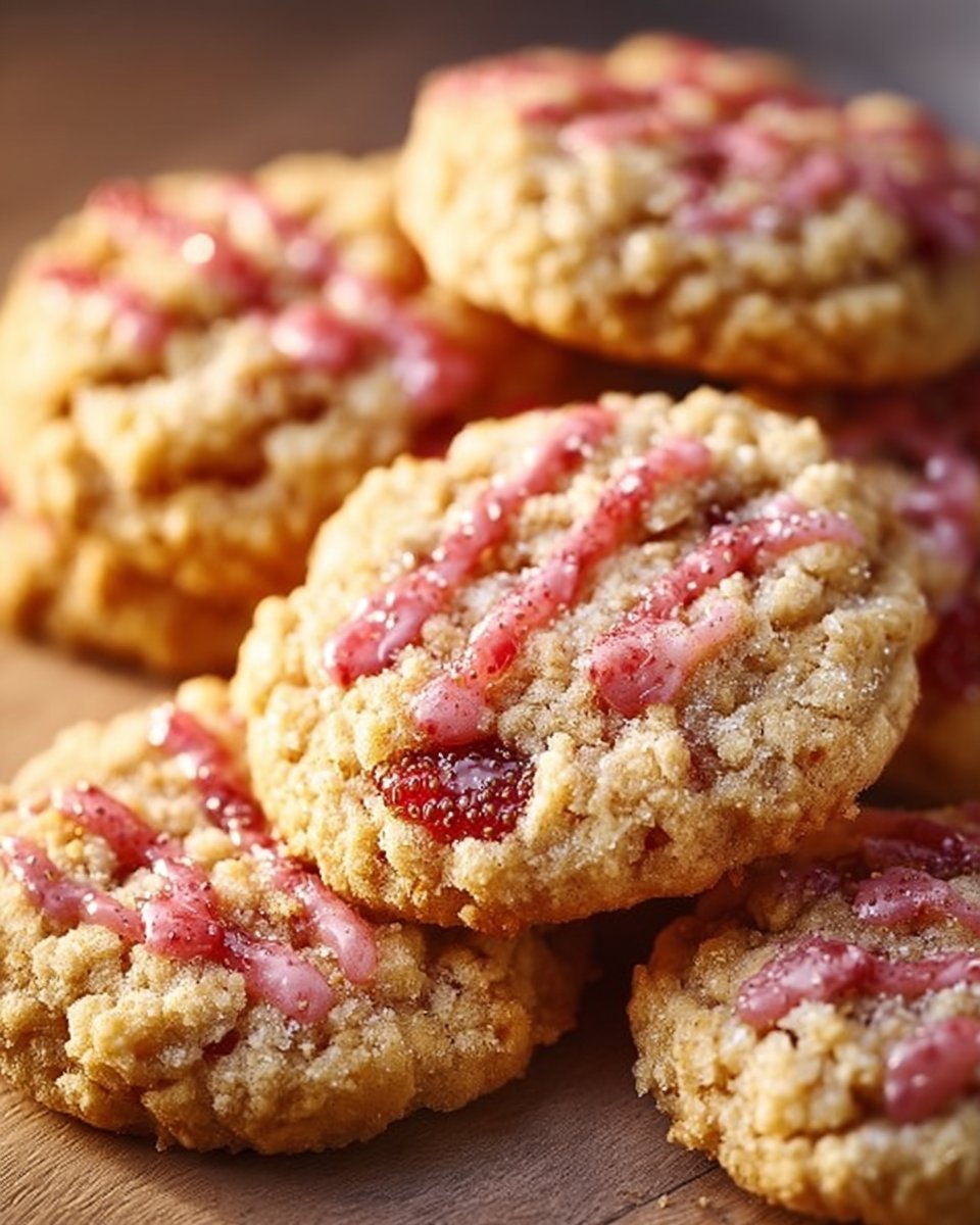 Strawberry Crunch Cookies