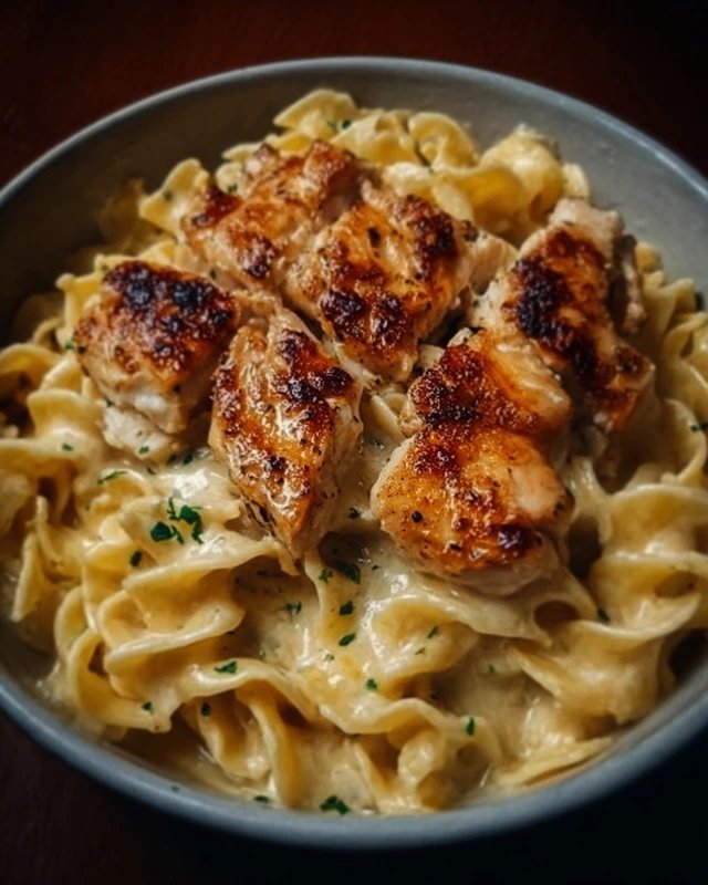 Chicken with Buttered Noodles