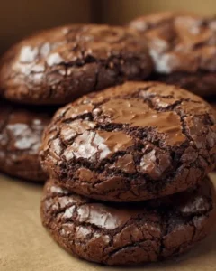 Delicious cookies made from brownie mix, perfect for chocolate lovers.