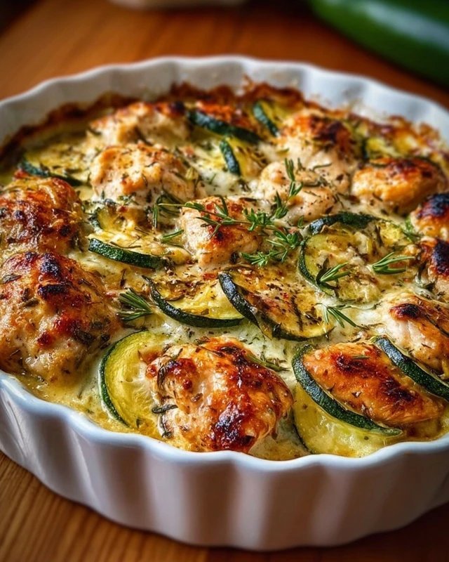 Easy Chicken Zucchini Bake