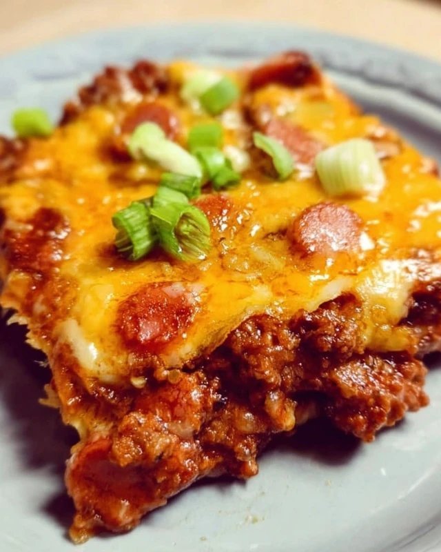 Keto Chili Dog Casserole