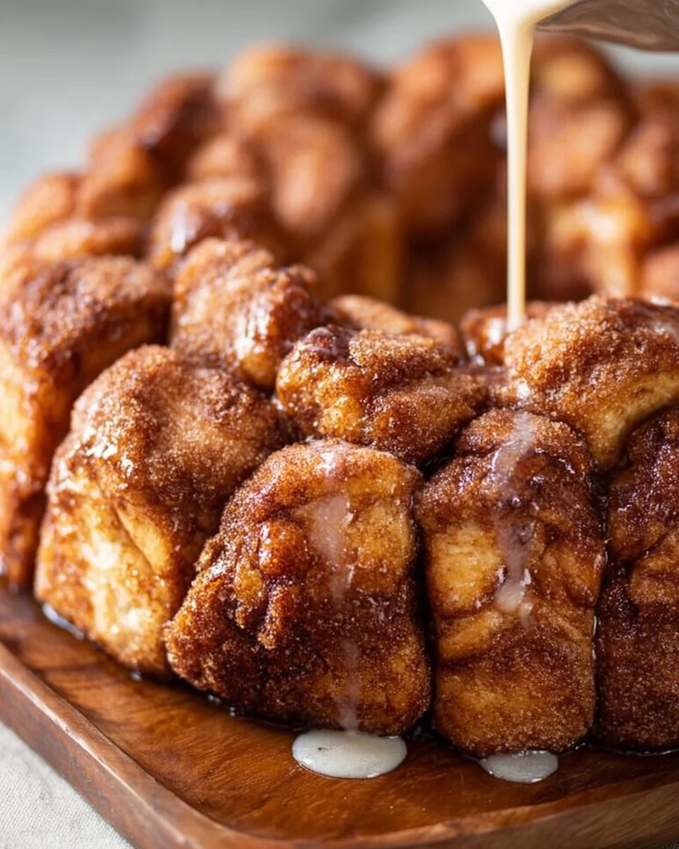 Delicious homemade monkey bread fresh out of the oven